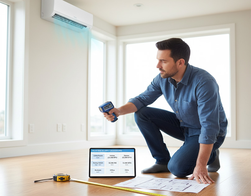 راهنمای انتخاب ظرفیت کولر گازی (BTU) مناسب برای هر فضا